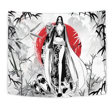 Boa Hancock Tapestry Custom Anime Wall Decor Wexanime