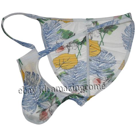 Herren Bikini Slips Durchsichtig Unterw Sche Sissy Bunt Kontur Etui String Hose Ebay