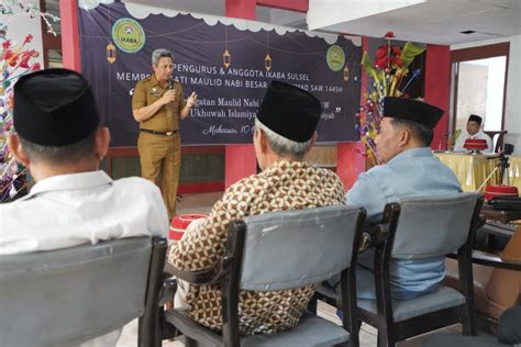 Pj Sekprov Hadiri Peringatan Maulid Nabi Muhammad Saw Ikaba Sulsel