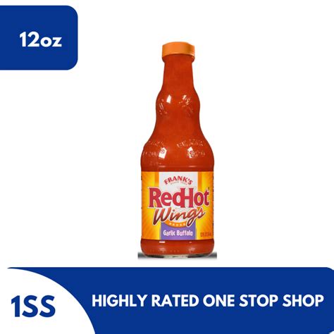 Frank S Red Hot Wings Sauce Garlic Buffalo Oz Lazada PH