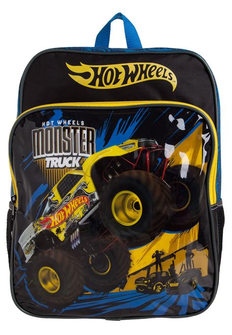 Mochila Monster Truck - Mochila Escolar Hot Wheels Monster Truck Azul - Compre Agora | Dafiti ...