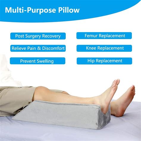 Buy Zelen Leg Elevation Pillow Wedge Knee Leg Rest Pillows For Sleeping