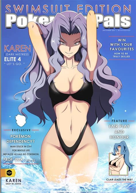 Rule 34 Bikini Black Bikini Clair Pokemon Game Freak Hourglass Figure Karen Pokemon