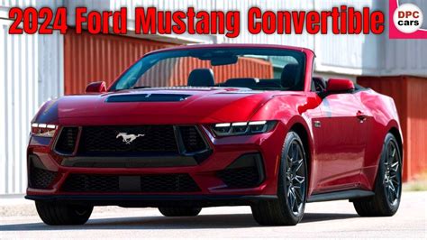 New 2024 Ford Mustang Convertible YouTube