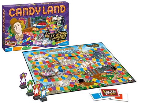 Candy Land Willy Wonka Board Game USAopoly - ToyWiz