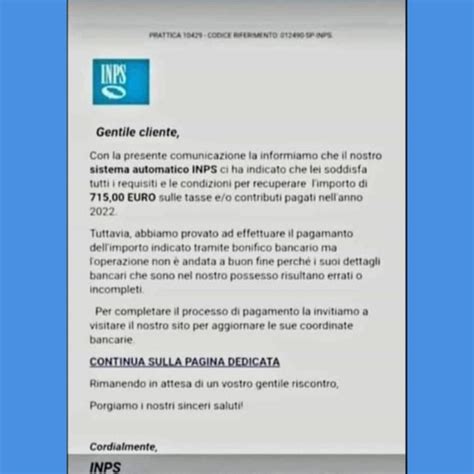 Attenti Alla Ennesima Nuova Truffa Online Che Sembra Arrivare Da Inps