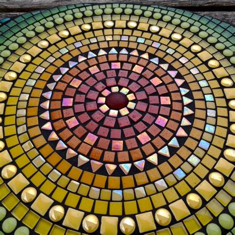 Round Mosaic Rainbow - Garden Mosaic Wall Art | Felt 