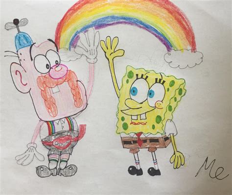 Spongebob and Uncle Grandpa by MCCToonsfan1999 on DeviantArt