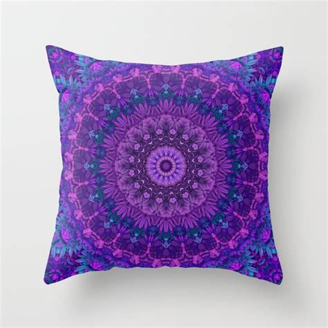 Harmony in Purple Throw Pillow by Lyle Hatch | Society6