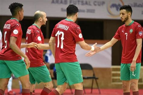 Futsal Amical le Maroc écrase la Lettonie