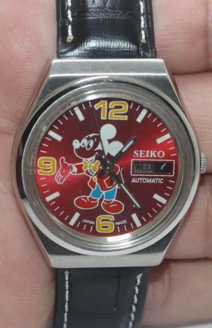 OROLOGIO DA POLSO Seiko Quadrante Topolino Raro Automatico D D Da Uomo