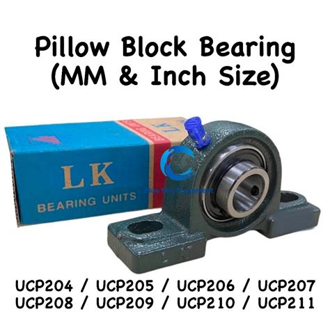 Ucp Mm Inch Size Lk Pillow Block Bearing Cast Iron Ucp Ucp