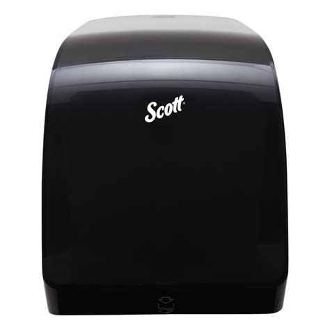 Scott Pro Manual Hard Roll Towel Dispenser Black For Blue