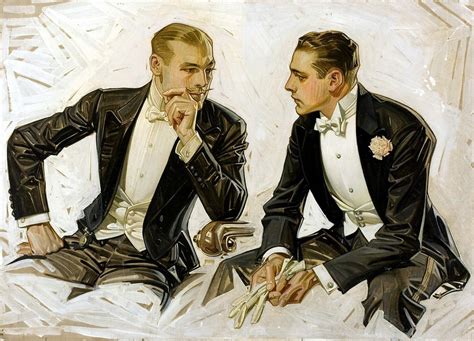 Portrait Of Two Men J C Leyendecker Jc Leyendecker Leyendecker Art