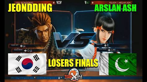 Arslan Ash Vs Jeondding Intense Match Kazumi Vs Eddy Tekken Youtube