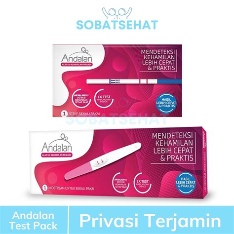 Jual Andalan Alat Uji Kehamilan Test Pack Shopee Indonesia