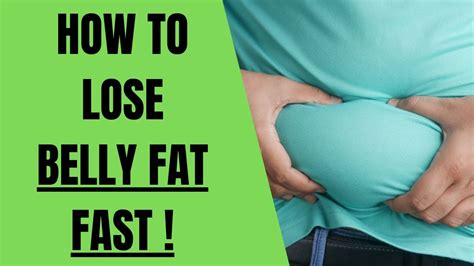 How To Lose Belly Fat Fast Youtube