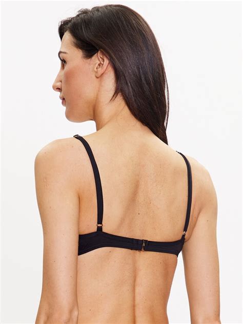 MICHAEL Michael Kors Góra od bikini Solids Underwire MM1N618 Czarny