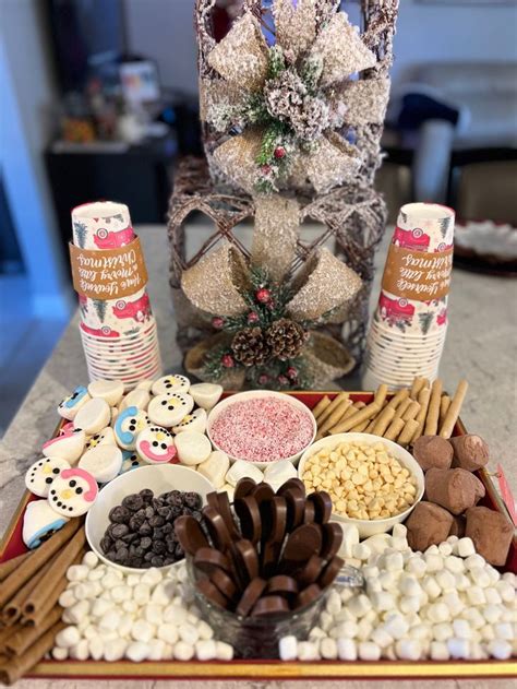 Hot Cocoa Charcuterie Board