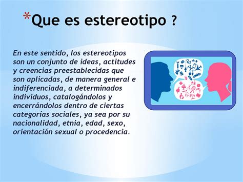 Los Estereotipos