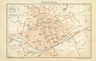 Krefeld Historischer Stadtplan Archiv Historischer Bilder Ma