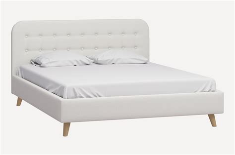 Кровать Динс 140 Bucle White – купить в Москве по цене 41 990 рублей в ...