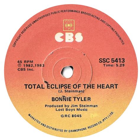 Bonnie Tyler - Total Eclipse Of The Heart (1983, Vinyl) | Discogs