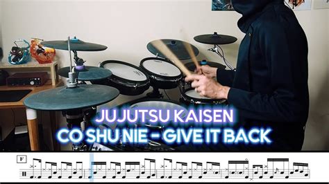 Give It Back Co Shu Nie Drum Cover X Sheet Music Jujutsu Kaisen