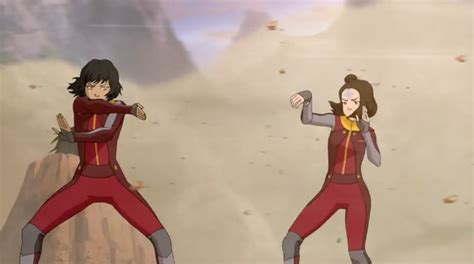 Jinora And Opal Vs Earth Empire Forces Full Scene Hd Legend Of Korra