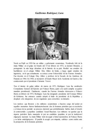 Gral Guillermo Rodríguez Lara PDF