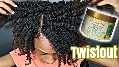 Twistout Creme Of Nature Pure Honey Hair Food Smoothing And Frizz Control Avo Curl Defining