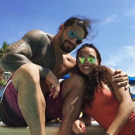 Roman Reigns With Galina Becker Anoa I Roman Reigns Wrestling