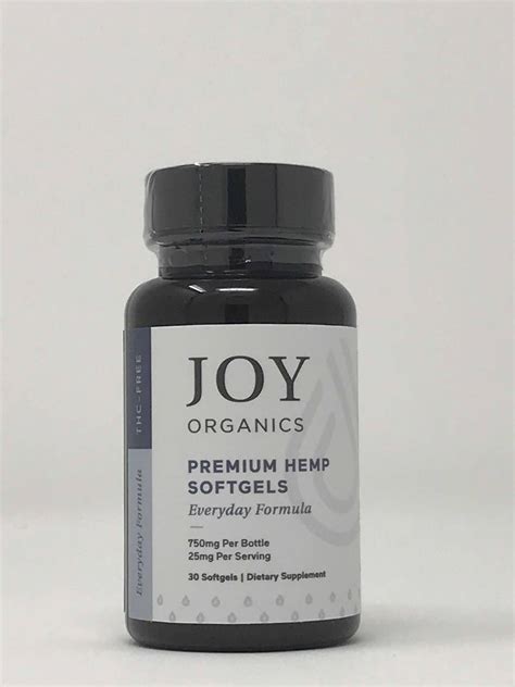 Joy Organics Premium Hemp Softgels Best CBD Planet