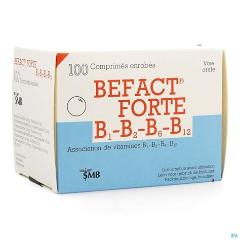 SMB Befact Forte 100 comprimés