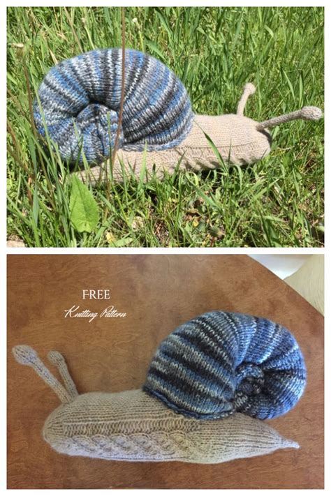 Amigurumi Snail Free Knitting Patterns Paid Knitting Pattern