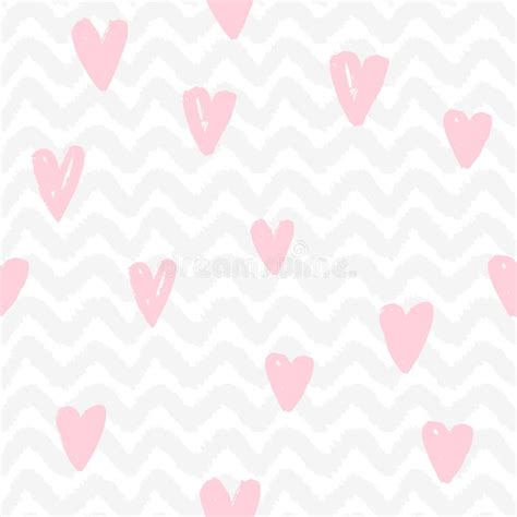 Red Hearts Watermark Backgrounds Stock Illustration - Illustration of ...