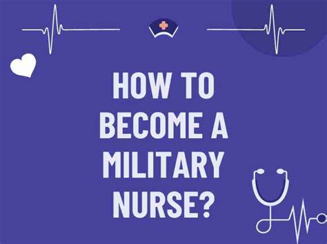 how to become military nurse