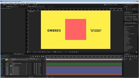 Tutoriels After Effects En Fran Ais Ombres Sur Objet D Sans Plug In