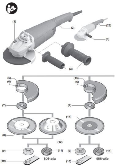 Bosch Gws Professional Angle Grinder Instruction Manual