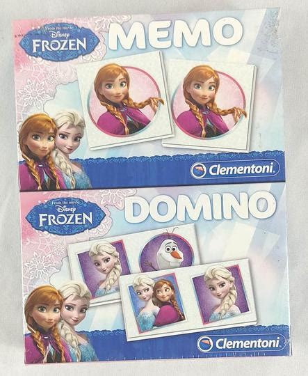 DISNEY jeu éducatif MEMO DOMINO La reine des neiges Frozen Anna Elsa