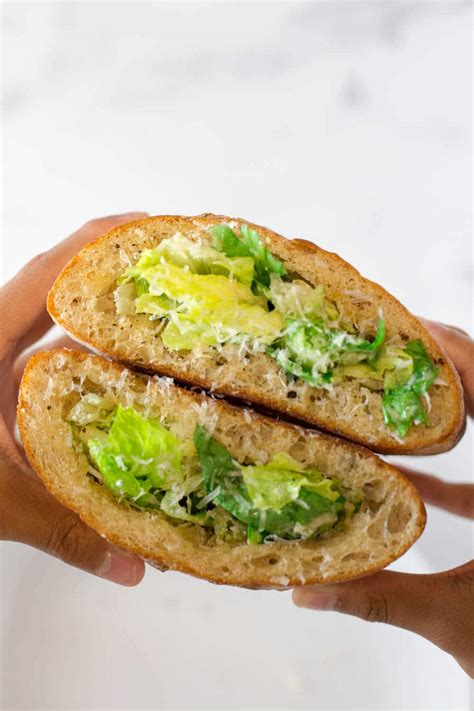 Caesar Salad Sandwich Artzy Foodie