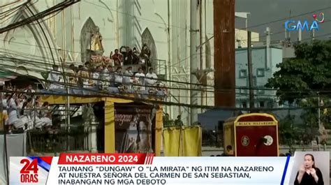 Black Nazarene Devotees Witness Dungaw Of Traslacion 2024 GMA News