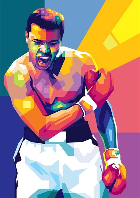 Muhammad Ali Posters And Prints By Agil Topann Printler