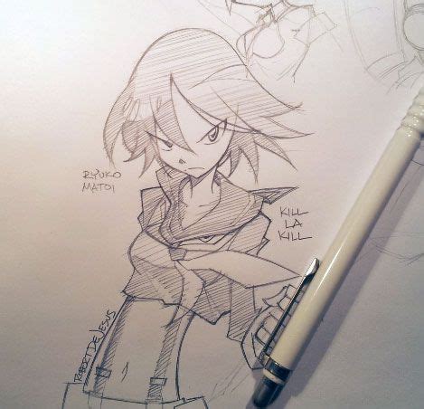 Ryuko By Banzchan On Deviantart Sketches Art Inspiration Drawing