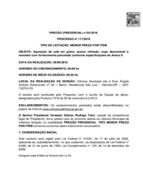 Preenchível Disponível DECLARAO DE PUBLICAO DE AVISO DE LICITAO Fax