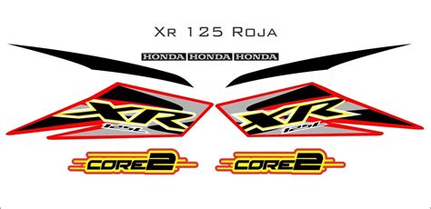 Adhesivos Gr Ficos Para Xr Core Honda Cuotas Sin Inter S