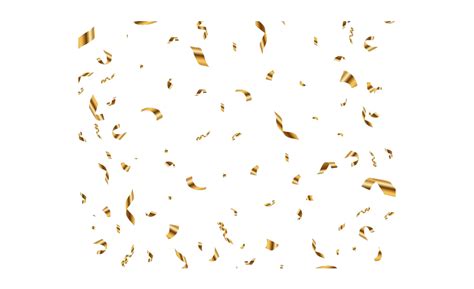 Gold Confetti Sparkle Celebration Event Fun Png