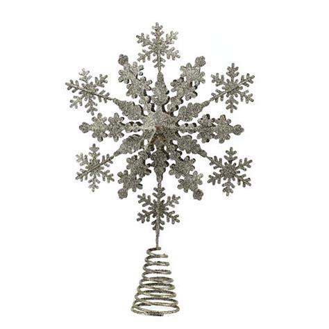 Metal snowflake tree topper 30 cm | online sales on HOLYART.com