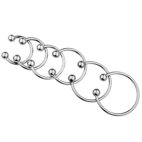 Dual Ball Cock Head Glans Penis Ring Sex Increase Orgasm For Men Stainless Steel Ebay