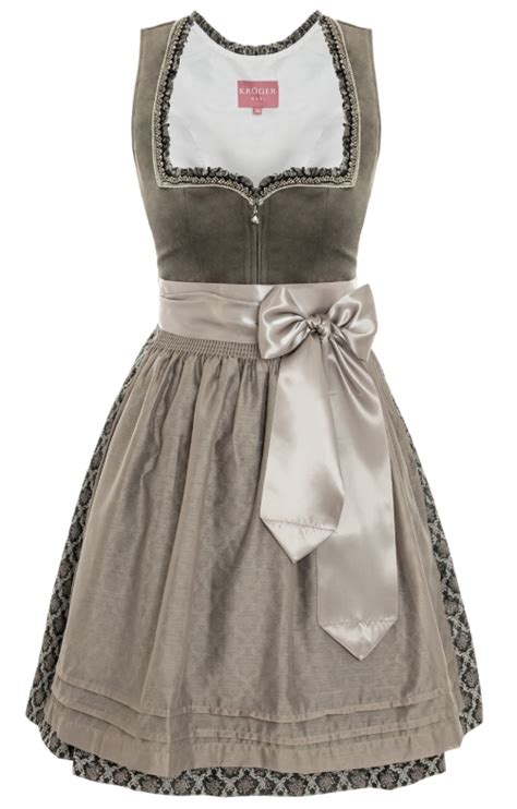 Kr Ger Dirndl Midi Dirndl Tlg Cm Grau Bestellen